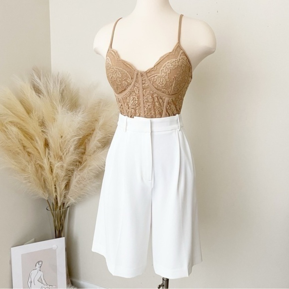 Cream Bermuda Shorts - Picture 2 of 16